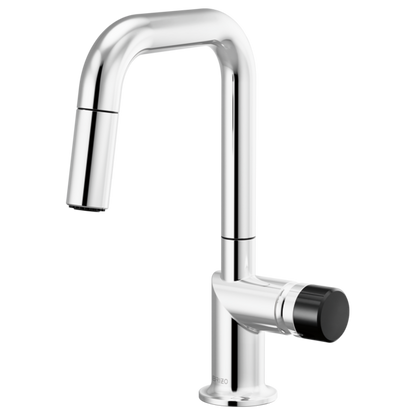 Brizo Odin 63965LF Pull-Down Prep Faucet with Square Spout - Less Handle