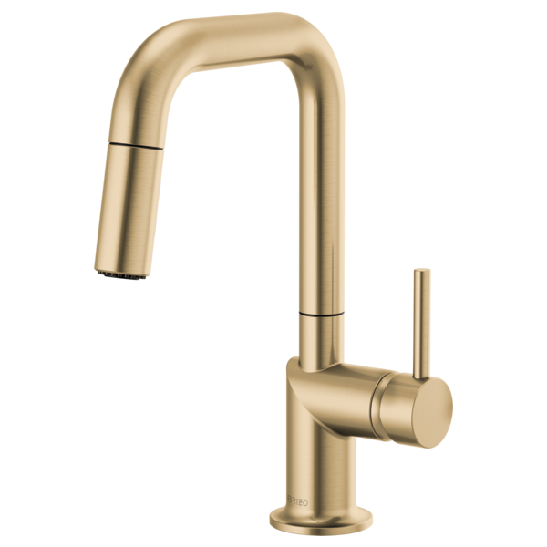 Brizo Odin 63965LF Pull-Down Prep Faucet with Square Spout - Less Handle
