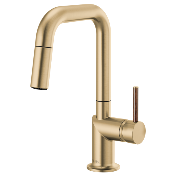Brizo Odin 63965LF Pull-Down Prep Faucet with Square Spout - Less Handle