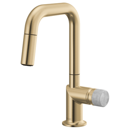Brizo Odin 63965LF Pull-Down Prep Faucet with Square Spout - Less Handle