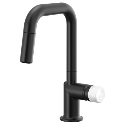Brizo Odin 63965LF Pull-Down Prep Faucet with Square Spout - Less Handle