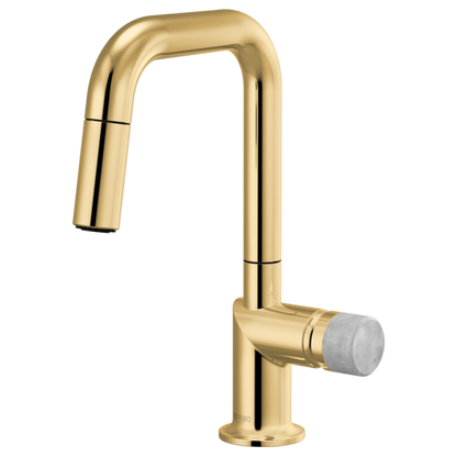Brizo Odin 63965LF Pull-Down Prep Faucet with Square Spout - Less Handle