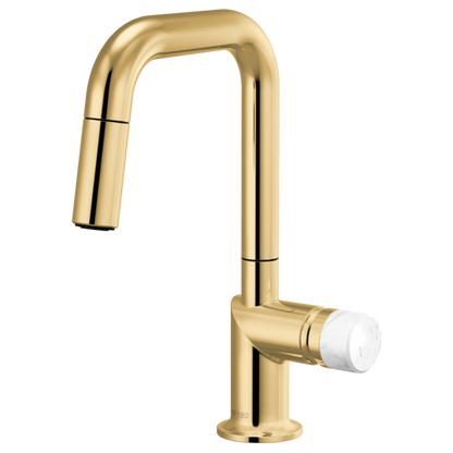 Brizo Odin 63965LF Pull-Down Prep Faucet with Square Spout - Less Handle