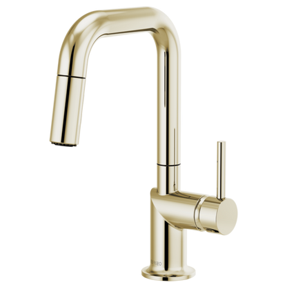 Brizo Odin 63965LF Pull-Down Prep Faucet with Square Spout - Less Handle