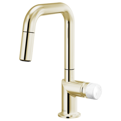 Brizo Odin 63965LF Pull-Down Prep Faucet with Square Spout - Less Handle