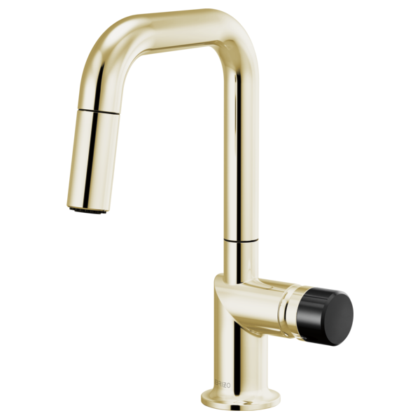 Brizo Odin 63965LF Pull-Down Prep Faucet with Square Spout - Less Handle