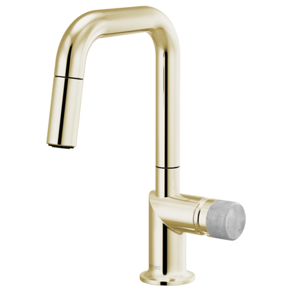 Brizo Odin 63965LF Pull-Down Prep Faucet with Square Spout - Less Handle