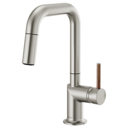Brizo Odin 63965LF Pull-Down Prep Faucet with Square Spout - Less Handle