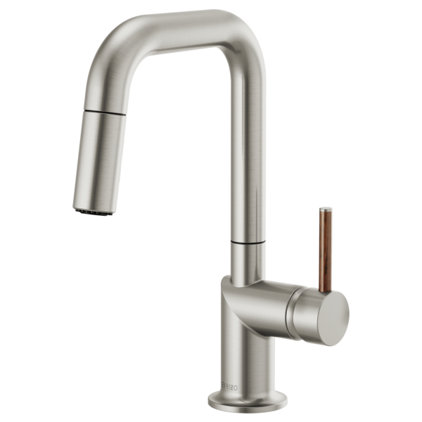 Brizo Odin 63965LF Pull-Down Prep Faucet with Square Spout - Less Handle