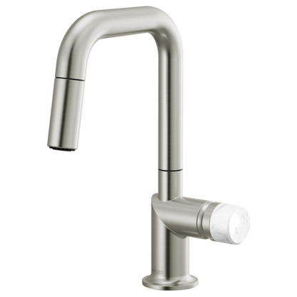 Brizo Odin 63965LF Pull-Down Prep Faucet with Square Spout - Less Handle