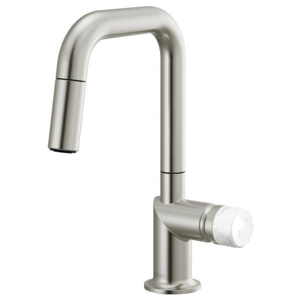 Brizo Odin 63965LF Pull-Down Prep Faucet with Square Spout - Less Handle