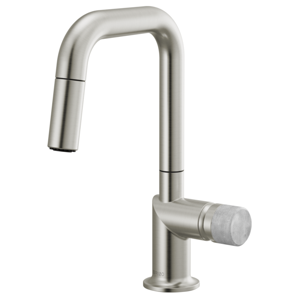 Brizo Odin 63965LF Pull-Down Prep Faucet with Square Spout - Less Handle