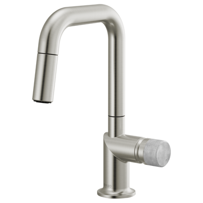 Brizo Odin 63965LF Pull-Down Prep Faucet with Square Spout - Less Handle