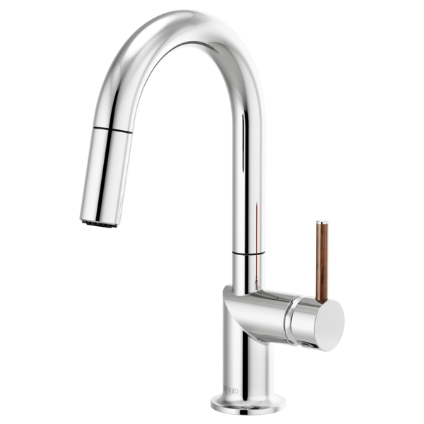 Brizo Odin 63975LF Pull-Down Prep Faucet with Arc Spout - Less Handle