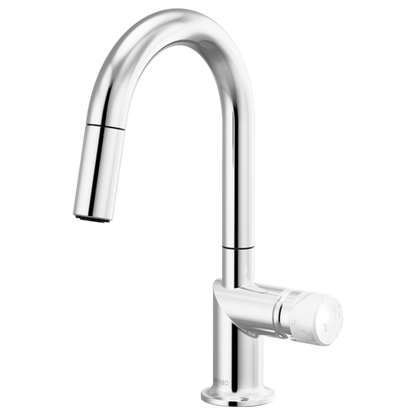 Brizo Odin 63975LF Pull-Down Prep Faucet with Arc Spout - Less Handle