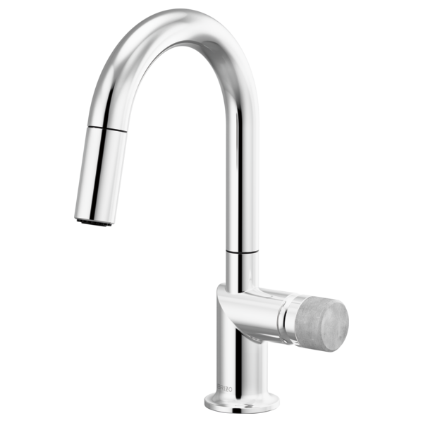 Brizo Odin 63975LF Pull-Down Prep Faucet with Arc Spout - Less Handle