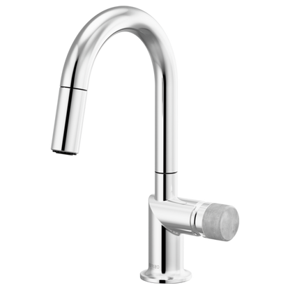 Brizo Odin 63975LF Pull-Down Prep Faucet with Arc Spout - Less Handle