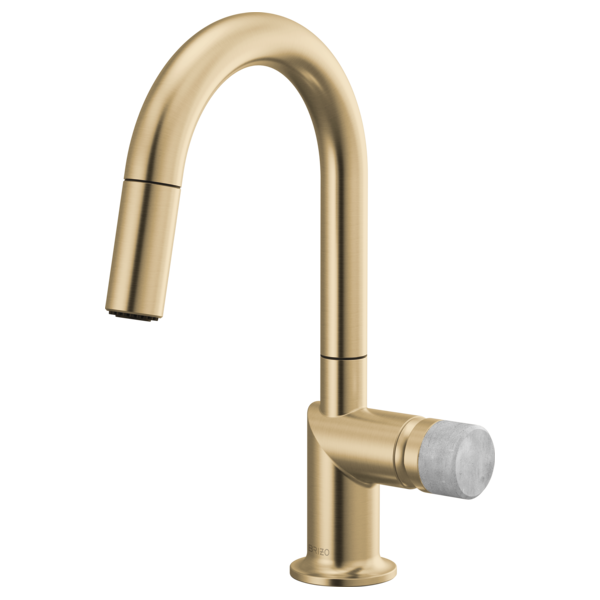 Brizo Odin 63975LF Pull-Down Prep Faucet with Arc Spout - Less Handle