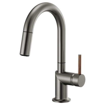 Brizo Odin 63975LF Pull-Down Prep Faucet with Arc Spout - Less Handle