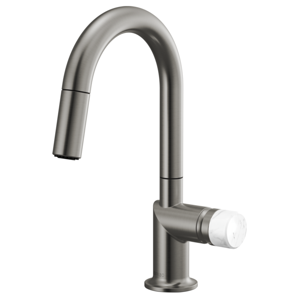 Brizo Odin 63975LF Pull-Down Prep Faucet with Arc Spout - Less Handle