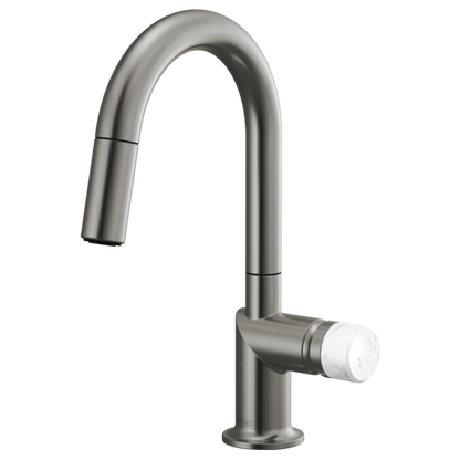 Brizo Odin 63975LF Pull-Down Prep Faucet with Arc Spout - Less Handle