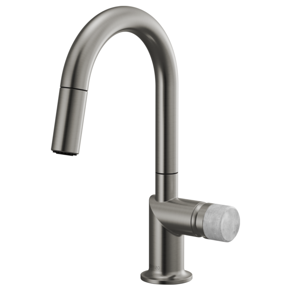 Brizo Odin 63975LF Pull-Down Prep Faucet with Arc Spout - Less Handle