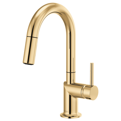 Brizo Odin 63975LF Pull-Down Prep Faucet with Arc Spout - Less Handle