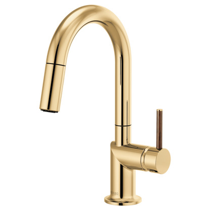 Brizo Odin 63975LF Pull-Down Prep Faucet with Arc Spout - Less Handle