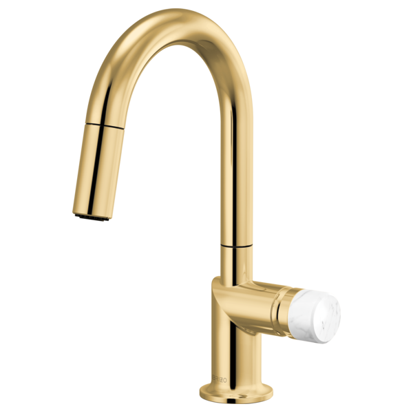 Brizo Odin 63975LF Pull-Down Prep Faucet with Arc Spout - Less Handle