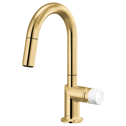 Brizo Odin 63975LF Pull-Down Prep Faucet with Arc Spout - Less Handle