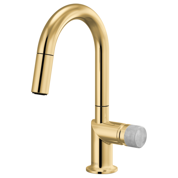 Brizo Odin 63975LF Pull-Down Prep Faucet with Arc Spout - Less Handle