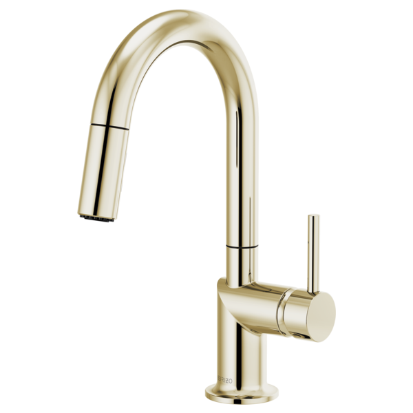 Brizo Odin 63975LF Pull-Down Prep Faucet with Arc Spout - Less Handle
