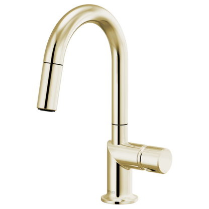 Brizo Odin 63975LF Pull-Down Prep Faucet with Arc Spout - Less Handle