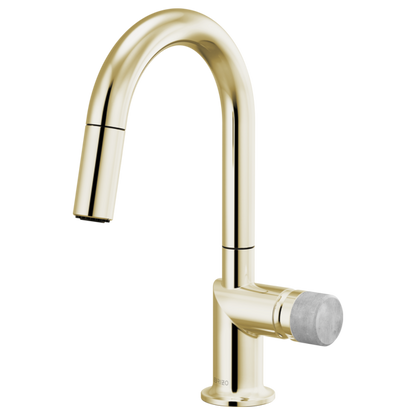 Brizo Odin 63975LF Pull-Down Prep Faucet with Arc Spout - Less Handle