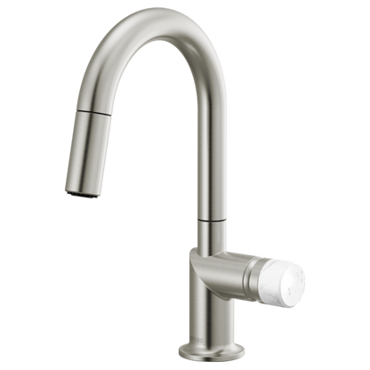 Brizo Odin 63975LF Pull-Down Prep Faucet with Arc Spout - Less Handle