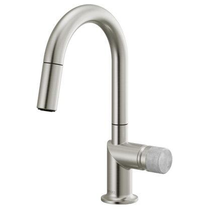 Brizo Odin 63975LF Pull-Down Prep Faucet with Arc Spout - Less Handle