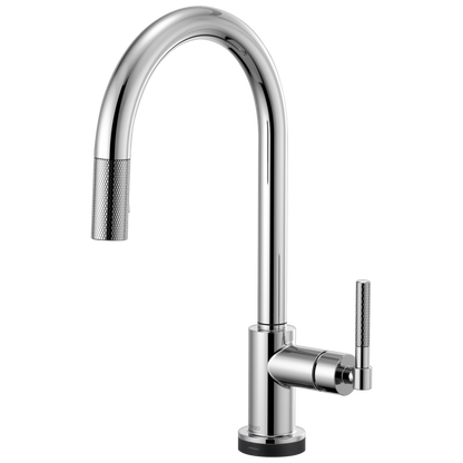 Brizo Litze 64043LF SmartTouch Pull-Down Kitchen Faucet with Arc Spout and Knurled Handle