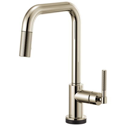 Brizo Litze 64053LF SmartTouch Pull-Down Kitchen Faucet with Square Spout and Knurled Handle