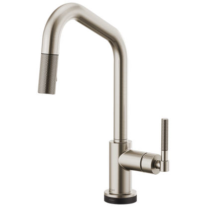 Brizo Litze 64063LF SmartTouch Pull-Down Kitchen Faucet with Angled Spout and Knurled Handle