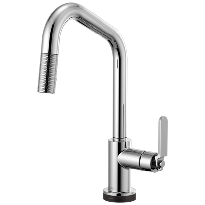 Brizo Litze 64064LF SmartTouch Pull-Down Kitchen Faucet with Angled Spout and Industrial Handle