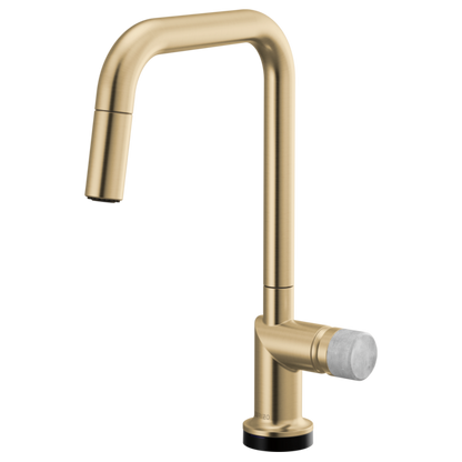 Brizo Odin 64065LF SmartTouch Pull-Down Kitchen Faucet with Square Spout - Less Handle