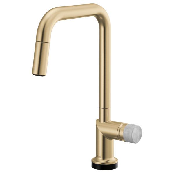 Brizo Odin 64065LF SmartTouch Pull-Down Kitchen Faucet with Square Spout - Less Handle