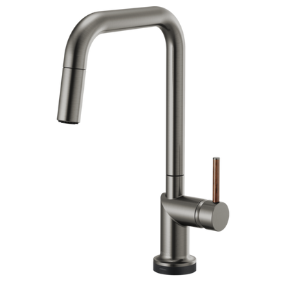 Brizo Odin 64065LF SmartTouch Pull-Down Kitchen Faucet with Square Spout - Less Handle