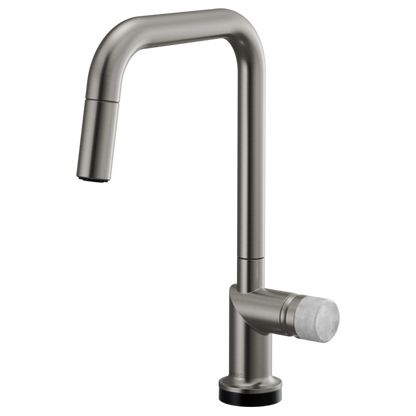 Brizo Odin 64065LF SmartTouch Pull-Down Kitchen Faucet with Square Spout - Less Handle