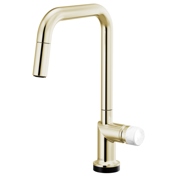 Brizo Odin 64065LF SmartTouch Pull-Down Kitchen Faucet with Square Spout - Less Handle