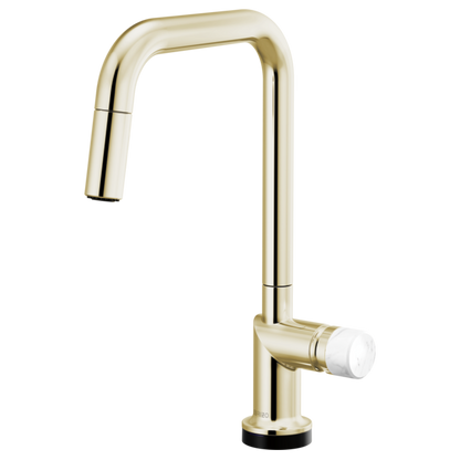 Brizo Odin 64065LF SmartTouch Pull-Down Kitchen Faucet with Square Spout - Less Handle