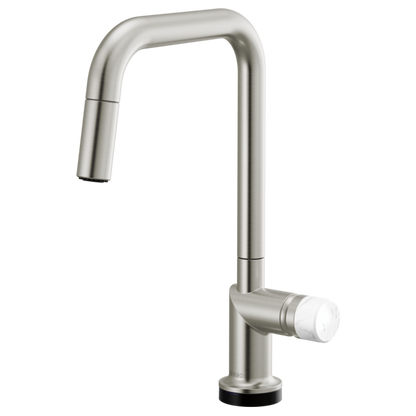 Brizo Odin 64065LF SmartTouch Pull-Down Kitchen Faucet with Square Spout - Less Handle