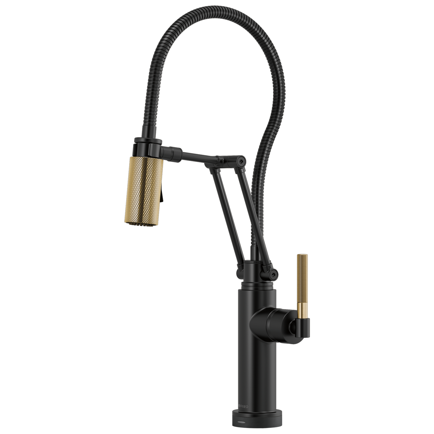 Brizo Litze 64143LF SmartTouch Articulating Kitchen Faucet With Finished Hose