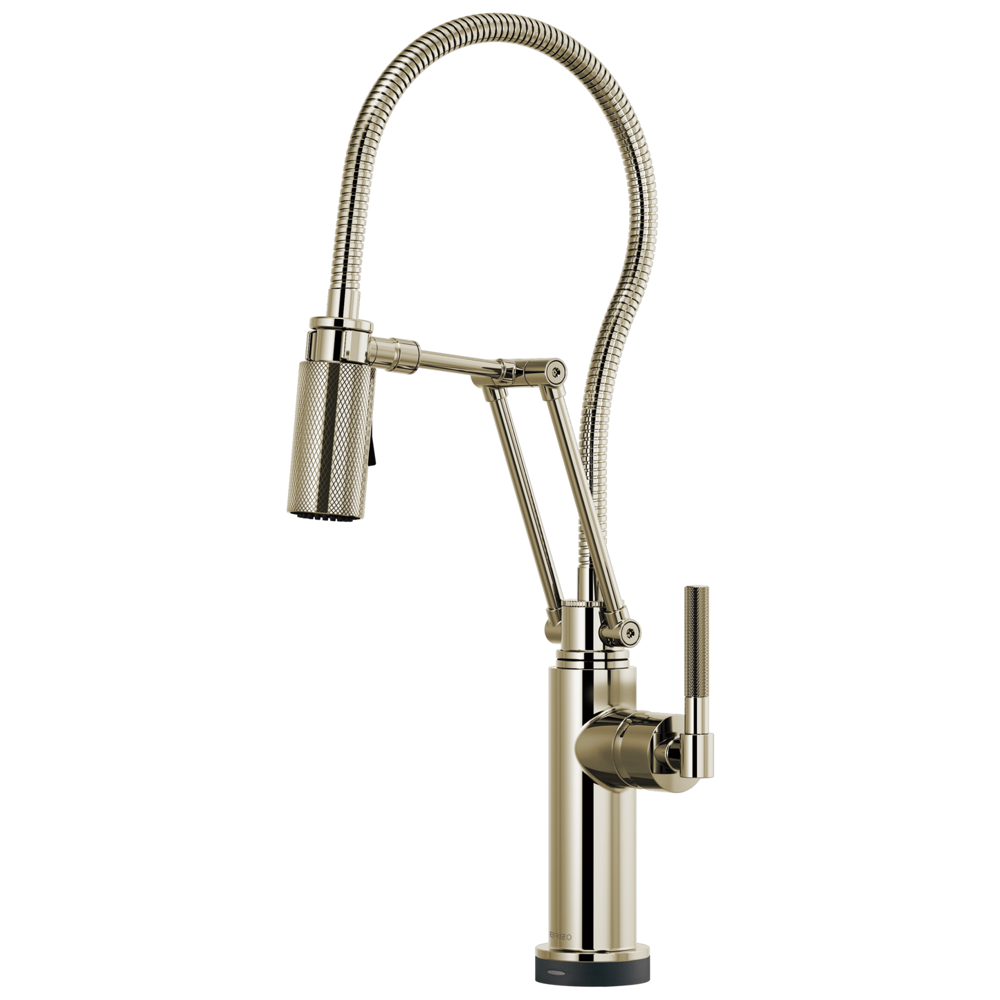 Brizo Litze 64143LF SmartTouch Articulating Kitchen Faucet With Finished Hose