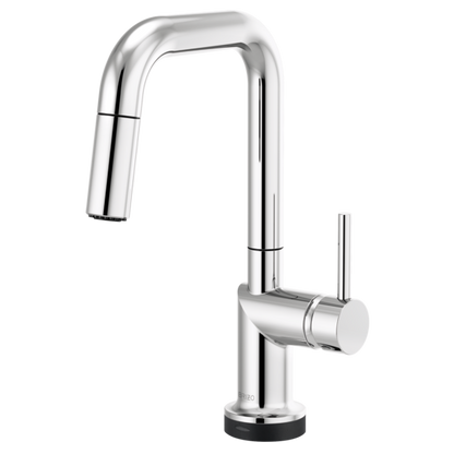 Brizo Odin 64965LF SmartTouch Pull-Down Prep Kitchen Faucet with Square Spout - Less Handle